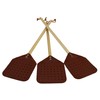 Heavy Duty Leather Fly Swatter with Oak Wooden Handle 18