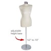 Only Hangers Female Jersey Dressmaker Form - Includes Adjustable Height