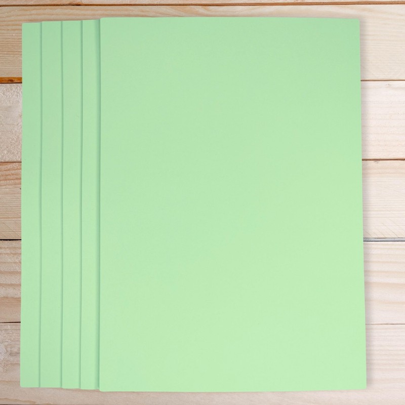 Light Green Card A4 50 Sheets Mint Green Card 160gsm