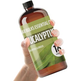 Lab Bulks Essential Oil Eucalyptus Essential Oil 16 oz (473 ml) for Diffusers, Home Care, Candles, Aromatherapy, Candle Making