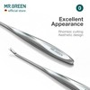 MR.GREEN Cuticle Pusher Dead Skin Remover Stainless Steel Manicure Tools