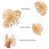 JFJXLM Seashell Claw Clip for Women Girls Gold Hair Clips