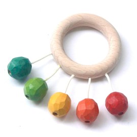 Ohisama Rattle/Japanese Good Toy Award Winning Toy (Baby Tree Toy, Pacifier, Teething Rattle) Wooden Toys, Educational Toy, Rattle, Natural Wood, Baby Rattle, Baby Pacifier, Toy Tree Swinging Sound,