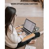 ZEAPTAC Portable Lap Laptop Desk with Pillow Cushion, Fits up