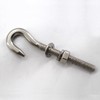 (6 Pieces) M10 Heavy Duty Thread Eye Hook 304 Stainless