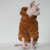 Sphynx Cat Sweater Winter Warm Thickened Stratch Hairless Cat Clothes