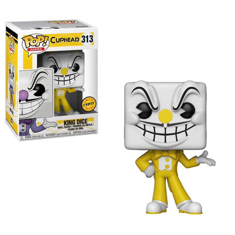 Funko Pop! Games: Cuphead S1- King Dice (Styles May Vary)