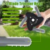 Toussaint 3-Blade Trimmer Head for Gas Powered Weedwacker Universal Weed