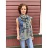 Anuschka Chiffon Scarf - 60 x 182 cm - Printed