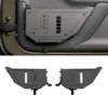 SHEAM Metal Front Door Storage Pockets for 2009-2018 Jeep Wrangler