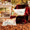 Ywlake Fall 12x20 Throw Pillow Covers Set of 4, Pumpkin