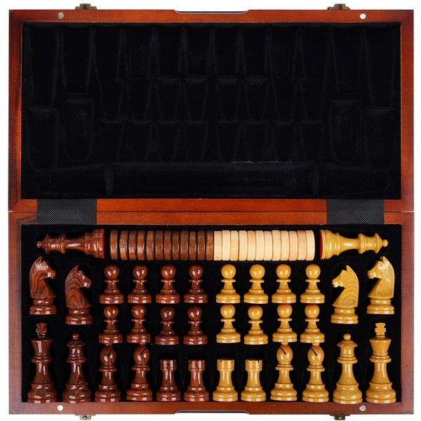 15 inch Chess Set for Adults & Kids,Folding Chess &