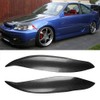1 Pair Carbon Fiber Car Headlight Eyebrow Eyelid Fit for