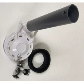 NUFLUSH 3 inch Toto THU129P-2A Flush Valve Replacement with Overflow Extension Tube