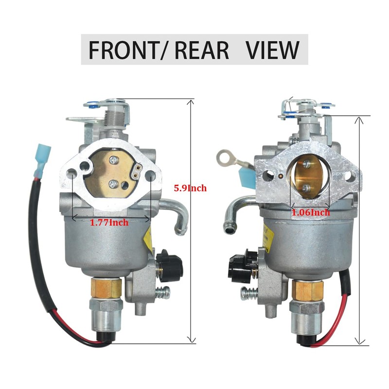 JULRICARB 146-0785 Carburetor Replacement for Onan Cummins Generator MicroQuiet 4000