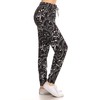 Leggings Depot JGA-R550-M Music in Me Print Jogger Pants w/Pockets, Medium