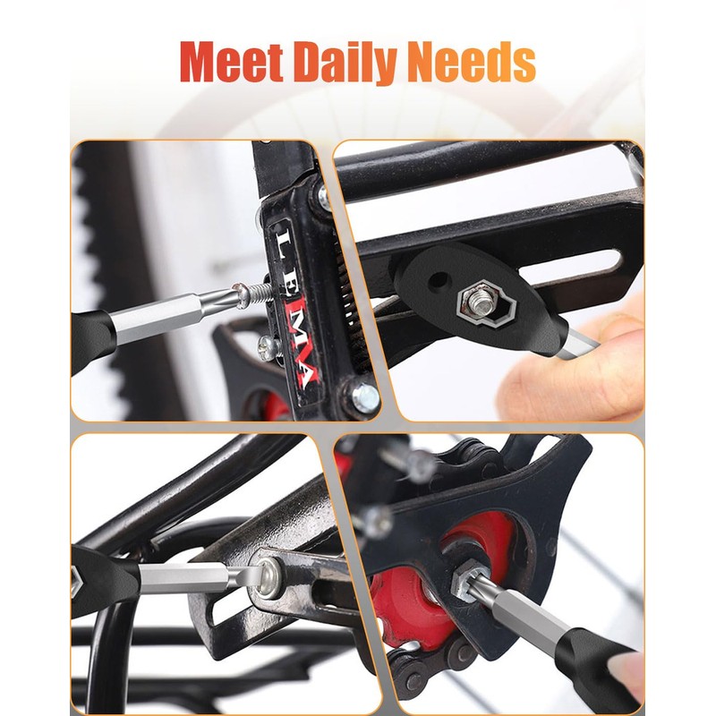 Stocking Stuffers for Men, AOGUU 6-in-1 Keychain Screwdriver Bit with