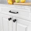 Amerdeco 10 Pack Matte Black Cabinet Pulls 3 Inch(76mm) Hole