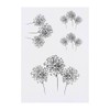 4 x 'Dandelion Clocks' Temporary Tattoos - Water Resistant, Skin-Safe,