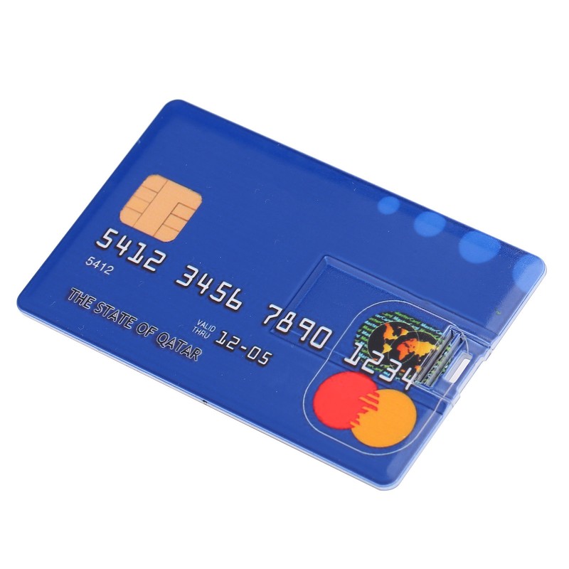 Card Shaped U Disk Simple Unique USB Flash Drive for