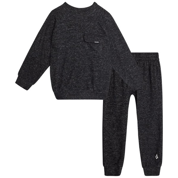 Volcom Boys' Sweatsuit Set - 2 Piece Soft Fleece Crewneck