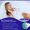 Crystal Quest Luxury Shower Power Handheld & Shower Head Combo
