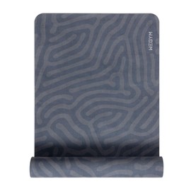 WeGym Yoga Mat, 4mm Cushioned Exercise Mat for Yoga, Pilates, Home Workouts - Anti Slip Yoga Mat, Polyurethane Yoga Mat, Suede Yoga Mat with Carrying Strap Midnight