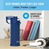 THERMOS FUNTAINER Botella aislada al vacío de acero inoxidable de