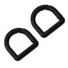 2pcs Semicircle Metal Spring Key Ring,Spring Snap Hooks Clip,Spring Keyring