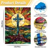 Christian Cross Religious Garden Flag 12x18 Inch Double Sided Jesus