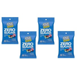 Smiling Sweets Zero Sugar Jolly Rancher, Sugar Free and Aspartame Free Candy, Delicious Fruit Flavors that Everyone will Enjoy, Sweet Treats to Share with Friends and Family (Pack of 4)