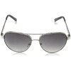 Rocco Pilot Style Sunglasses Silver Effect