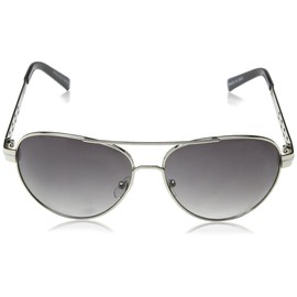 Rocco Pilot Style Sunglasses Silver Effect