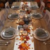 Ruisita Thanksgiving Table Runner 73 x 12 Inches Fall Maple