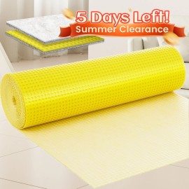 MAXKOSKO Uncoupling Membrane for Tile, 1/8''(3mm) Summer Ready F - 108 Sq. Ft. (3.3 Ft. X 32.8 Ft.)