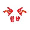 HONDA WOODY GRAPHICS CRF110 GRAPHICS DECAL KIT 2013 2018 MX