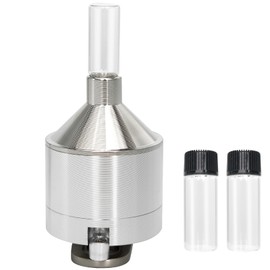 Grinder【Superfine Grinding】aluminum alloy Pepper Grinder Set, Silver 2.2 inch