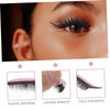 Healvian Eyeliner Strip Sticker False Lashes 4 Pairs Women Men