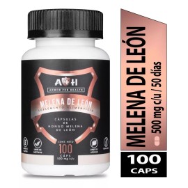 Armor For Health Hongo Melena De León 100 Capsulas 500mg A4h Concentración Sabor Sin Sabor