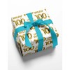 Brainbox Candy 100th Birthday Wrapping Paper - 2 Sheets of