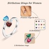Diamond Rings for Women, February Birthday Gifts for Women Valentines