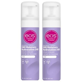 eos Crema de afeitar Shea Better - Lavanda, manteca de karité, aloe vera, hidratante, crema de afeitar para mujeres, eos Crema de afeitar, 7 onzas líq