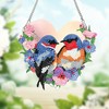 Diamond Art Painting Hanging Kit for Adults, Heart-Shaped Romantic Love