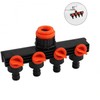 Suinga 4 Way Garden Tap Splitter 3/4" and 1" with