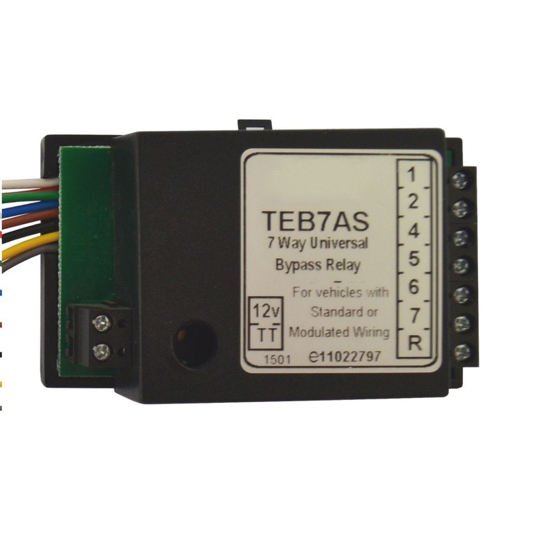 AB Tools Towbar Electrics 7 Way Bypass Relay for Canbus