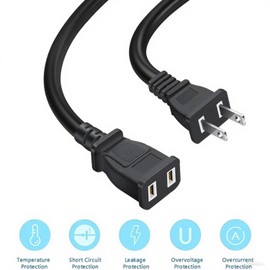 SZSWWPOR 6FT AC Power Charging Cord Charger Cable Replacement for EverStart MAXX 1200 Peak AMPS Jump Starter with Air Compressor and Inverter Ever Start 1200A 750A 12V 300A JumpStarter Box Lot 11480