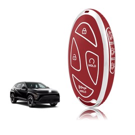 TOOMUME Car Key Cover TPU, Car Key Case Fit for Hyundai Tucson NX4 Kona SX2 Ioniq 6 Grandeur GN7 Grand Prix Azera Elantra Sonata, Protective Key Fob Cover Key Fob Case - Smart Key