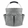 17L Garden Tool Storage Basket for Gardening - Foldable 6-Pocket