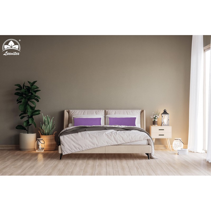 leevitex Jersey cushion cover, 40 x 60 cm, set of