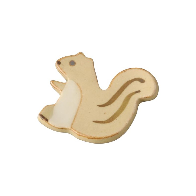 Cute Squirrel Chopsticks Rest Size: Approx. W3.5 D 4.5 H